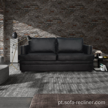 Mobiliário moderno sala de estar de madeira maciça LoveSeats sofá